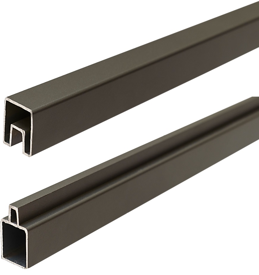 ECOSTECK-Start & Abschluss Set ECOSTECK-Start & Abschluss Set aus Aluminium Farbe anthrazit