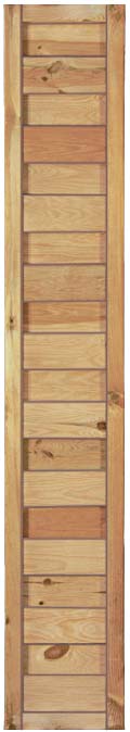 Maxi-Massiv-Zaun 30 x 180 cm Maxi-Massiv-Zaun 30 x 180 cm aus Kiefer/Fichte Farbe grün