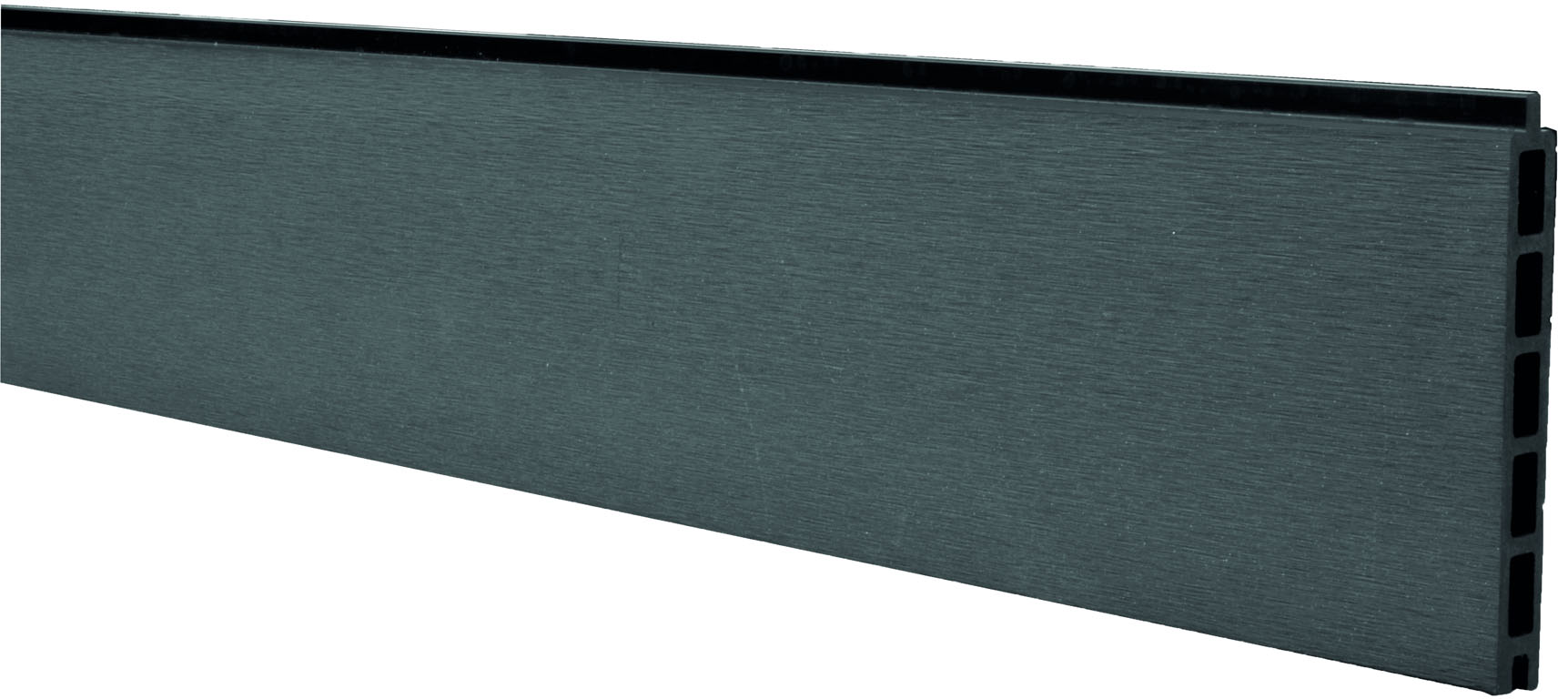 DALU-Serie, WPC-Hohlkammerprofil DALU-Serie, WPC-Hohlkammerprofil aus WPC Farbe anthrazit