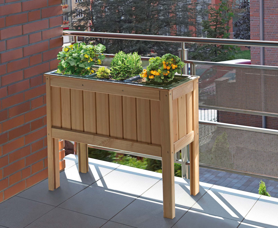KOLDING Hochbeet LÄRCHE KOLDING Hochbeet LÄRCHE aus Lärche Farbe grün