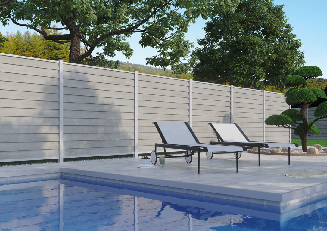 Ambiente mit SKÄR-Serie BPC-Steckzaunsystem