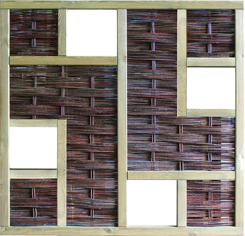 LABO-3D Weidengeflechtzaun LABO-3D Weidengeflechtzaun aus Weide Farbe natur