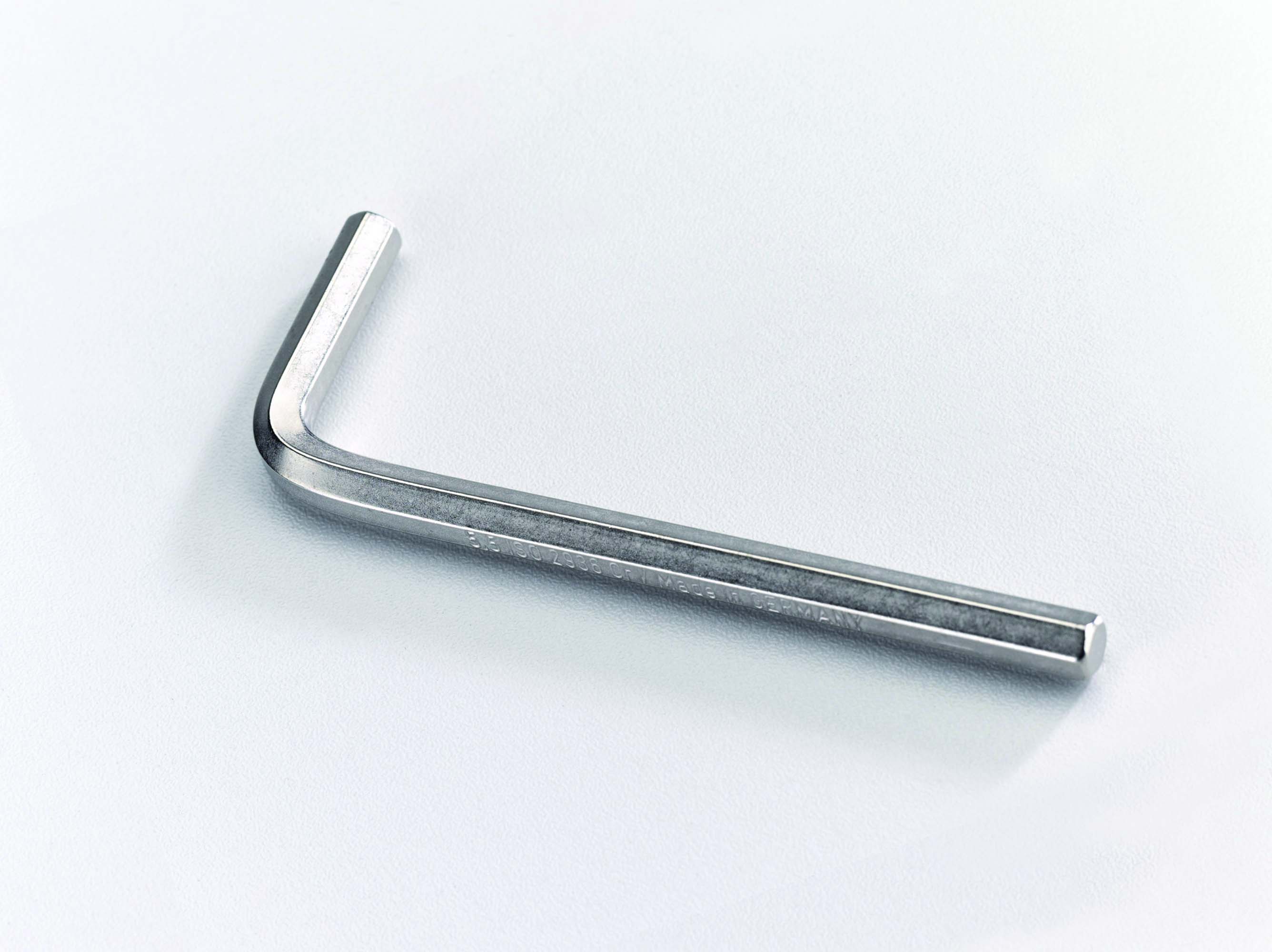 Sicherheits-Innensechskantschlüssel Sicherheits-Innensechskantschlüssel aus Stahl Farbe silber