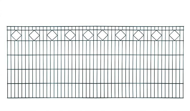 CARO Schmuckzaun RAL 7016 anthrazit CARO Schmuckzaun RAL 7016 anthrazit aus Stahl Farbe anthrazit