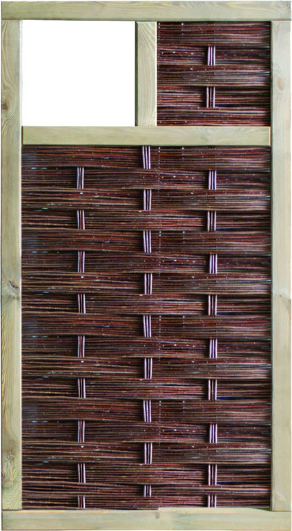 LABO-3D Weidengeflechtzaun LABO-3D Weidengeflechtzaun aus Weide Farbe natur