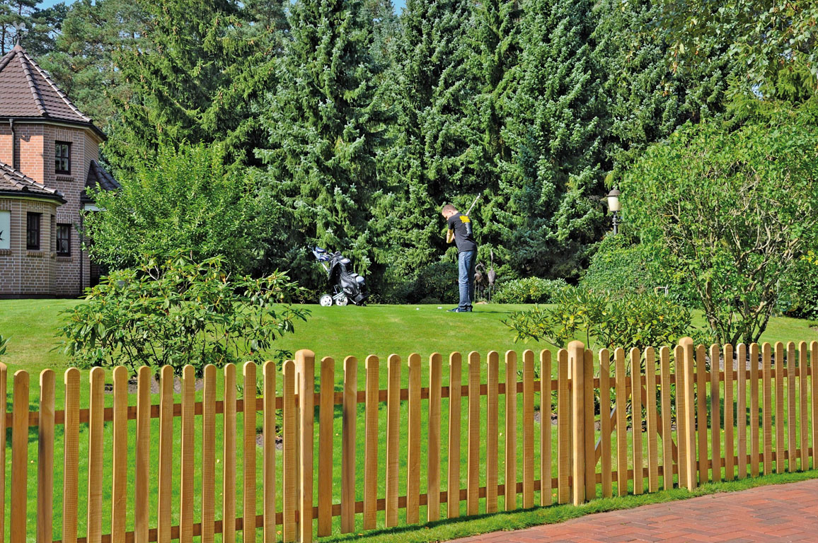 Ambiente mit Pfosten Eiche