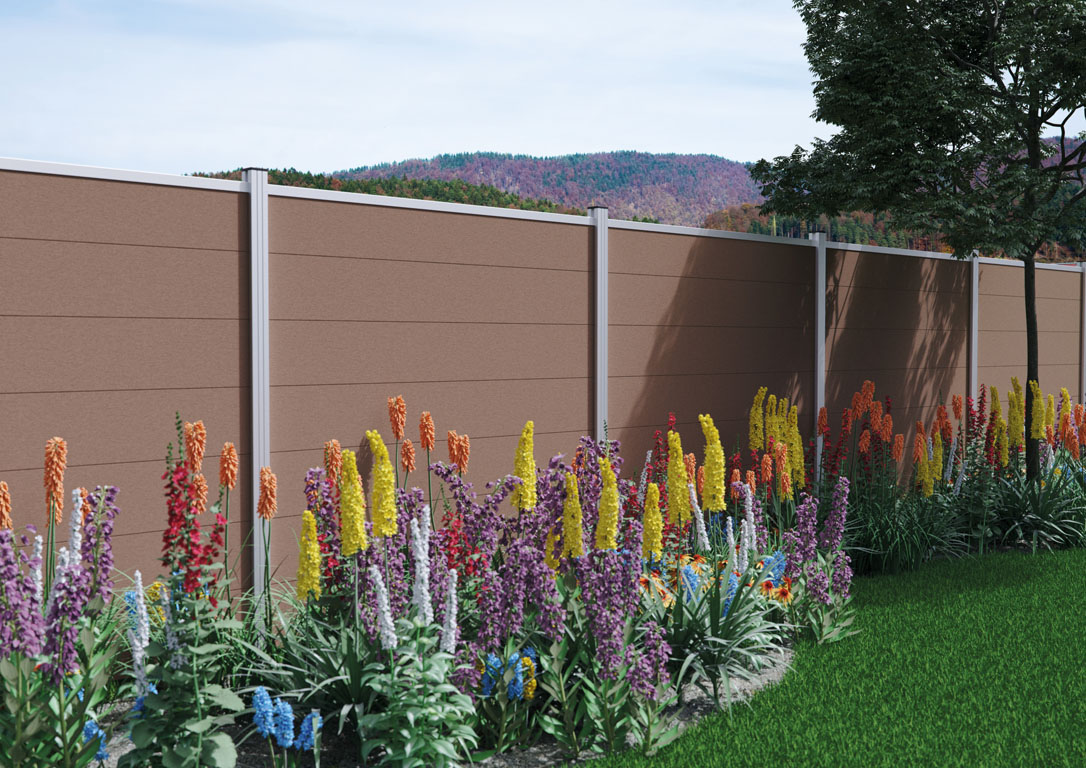 Ambiente mit TJÖRN -Serie WPC-Steckzaunsystem