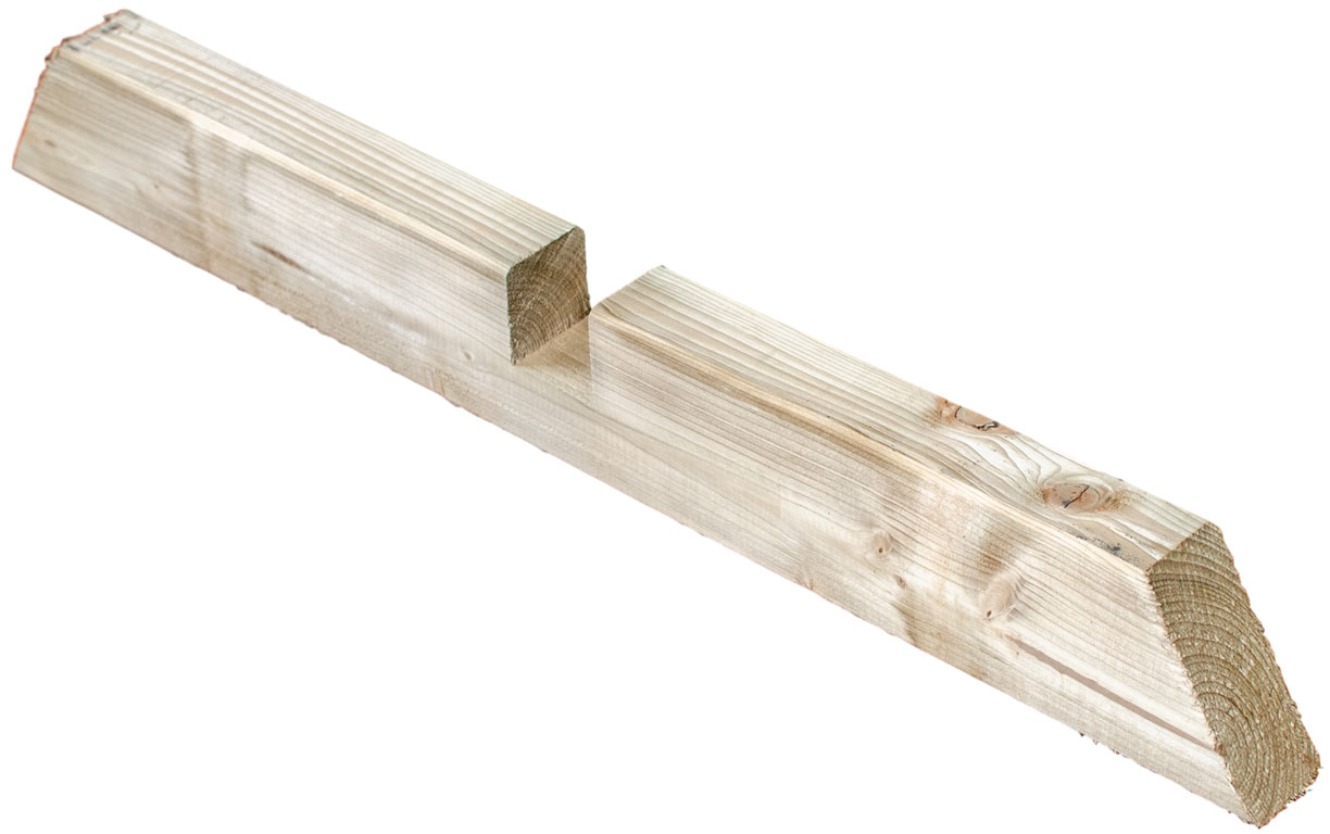 Einzelreiter für Pergola Einzelreiter für Pergola aus Kiefer/Fichte Farbe grün