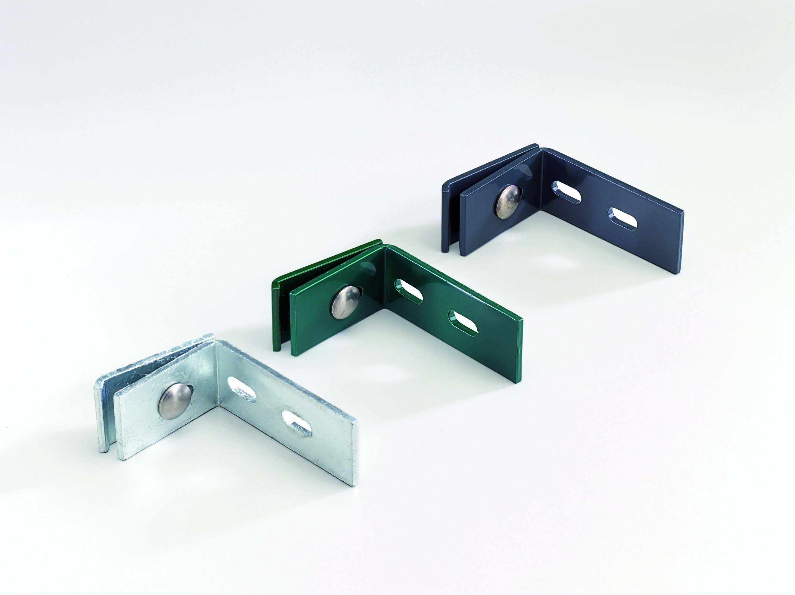 Wandanschlusswinkel Wandanschlusswinkel aus Stahl Farbe anthrazit