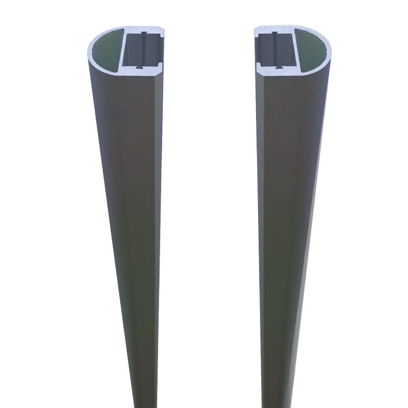 RUDE-Systemglas Universalleisten RUDE-Systemglas Universalleisten aus Aluminium Farbe anthrazit