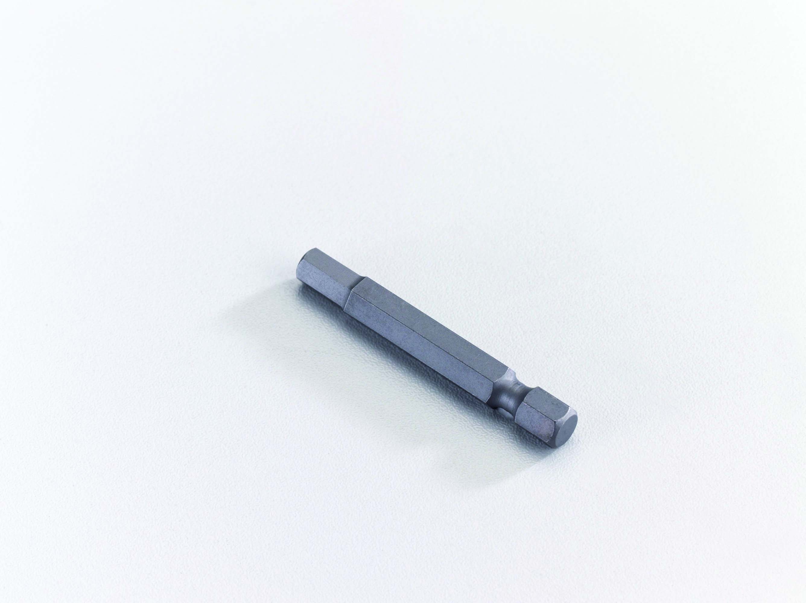 Sicherheits-Innnensechskant-Bit Sicherheits-Innnensechskant-Bit aus Stahl Farbe silber