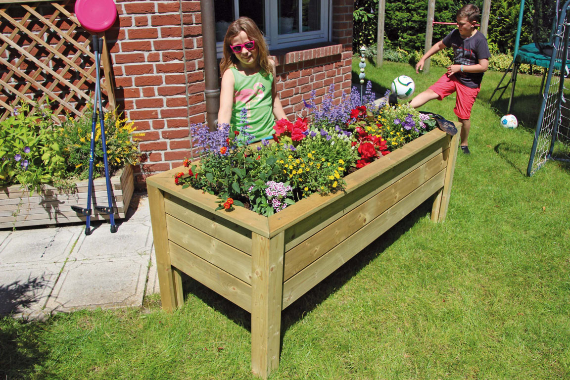 Ambiente mit JENS Hochbeet