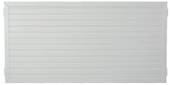 LIGHTLINE KS-Zaunelement LIGHTLINE KS-Zaunelement aus Kunststoff Farbe weiß