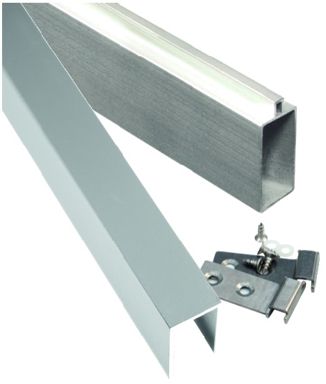 ÖLAND-Serie Start- & Abschluß ÖLAND-Serie Start- & Abschluß aus Aluminium Farbe silber