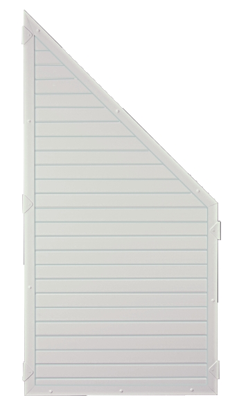 LIGHTLINE KS-Zaunelement LIGHTLINE KS-Zaunelement aus Kunststoff Farbe weiß