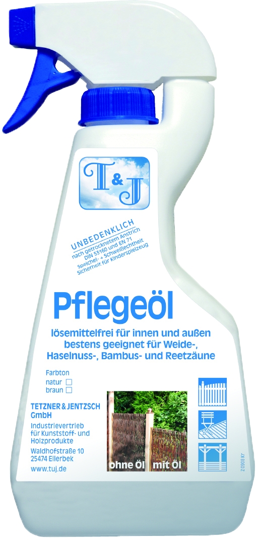 T & J Pflegeöl, natur 500 ml T & J Pflegeöl, natur 500 ml aus Öl Farbe natur