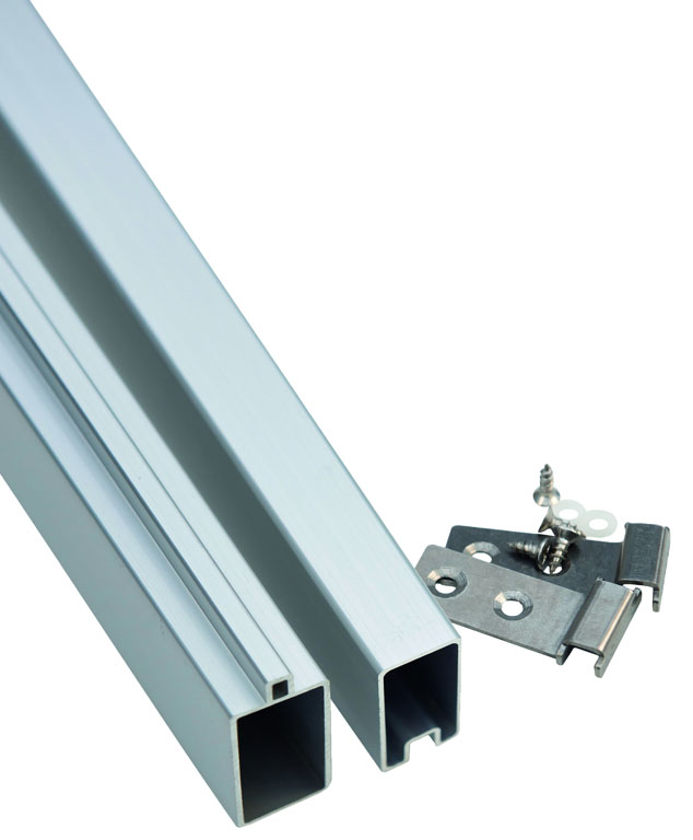 SKÄR-Serie BPC-Steckzaunsystem SKÄR-Serie BPC-Steckzaunsystem aus Aluminium Farbe silber