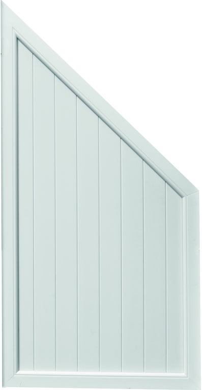 TRENDLINE-KS-Sichtschutz ECKE TRENDLINE-KS-Sichtschutz ECKE aus Kunststoff Farbe weiß