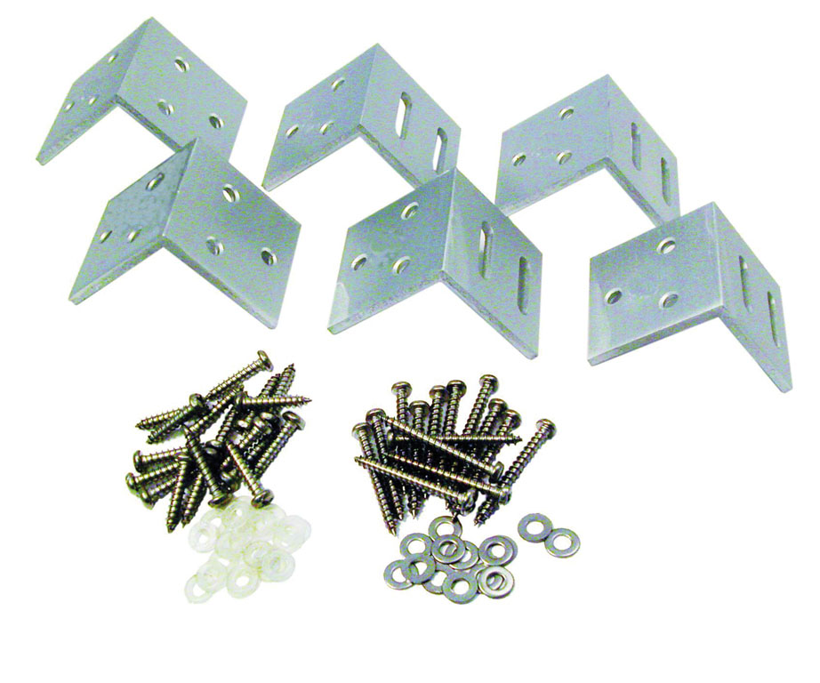MALÖ-Serie Befestigungs-Set MALÖ-Serie Befestigungs-Set aus WPC Farbe silber