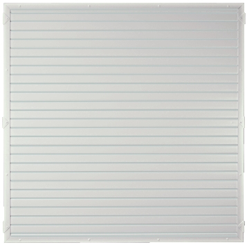 LIGHTLINE KS-Zaunelement LIGHTLINE KS-Zaunelement aus Kunststoff Farbe weiß
