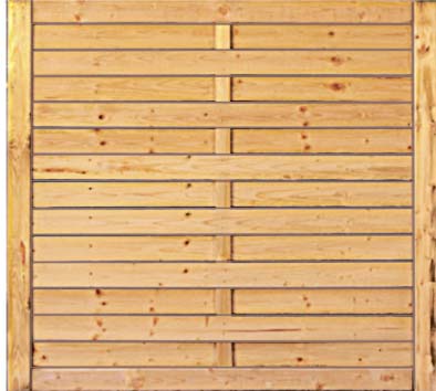 Lamellenzaun 100 x 90 cm Lamellenzaun 100 x 90 cm aus Kiefer/Fichte Farbe grün