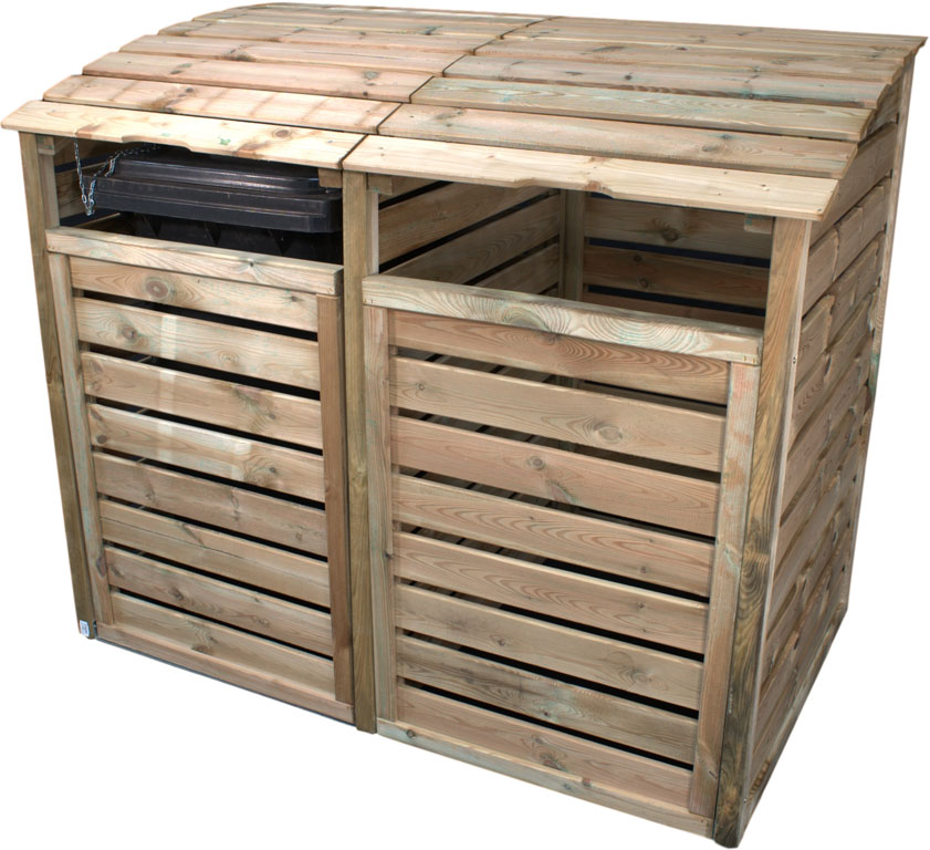 HENRI Mülltonnenabtrennung 2-fach