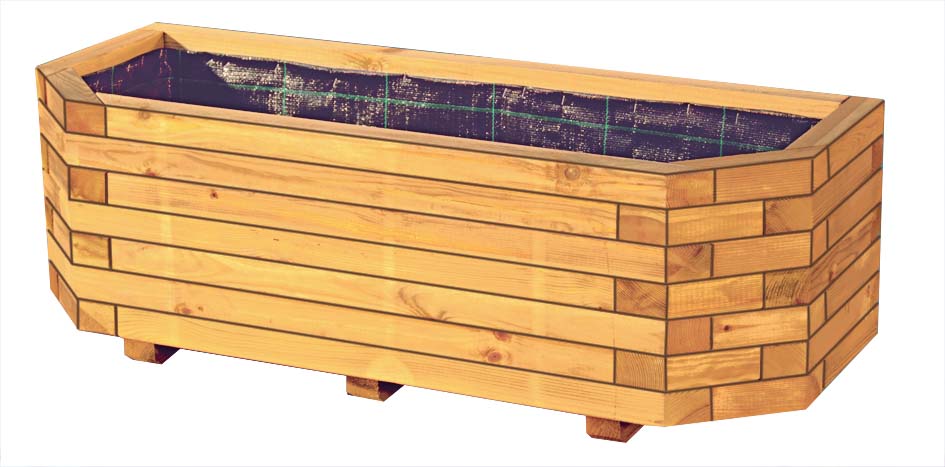 FALKO Pflanzkasten, 6-eck FALKO Pflanzkasten, 6-eck aus Kiefer/Fichte Farbe grün