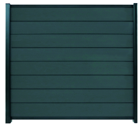 GOTLAND-Serie WPC-Steckzaunsystem GOTLAND-Serie WPC-Steckzaunsystem aus WPC Farbe schiefergrau