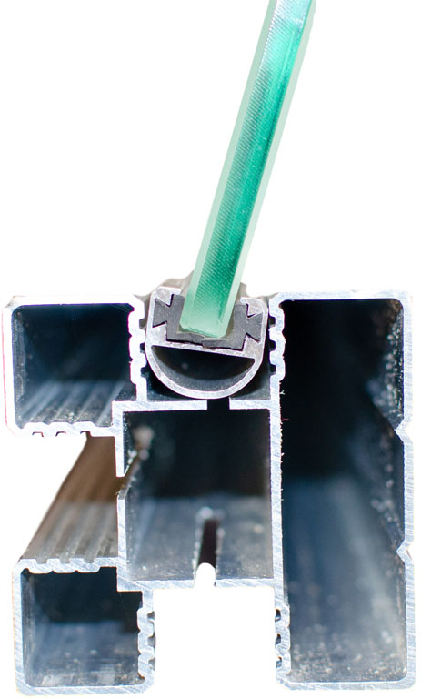 RUDE-Systemglas Universalleisten