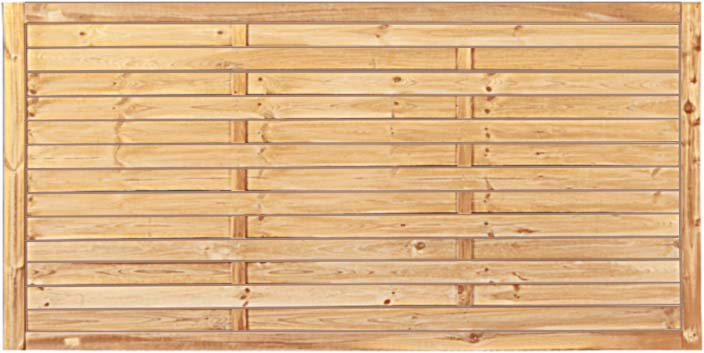 Lamellenzaun 180 x 90 cm Lamellenzaun 180 x 90 cm aus Kiefer/Fichte Farbe grün