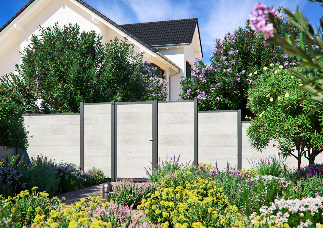 Ambiente mit TJÖRN -Serie BPC-Steckzaunsystem