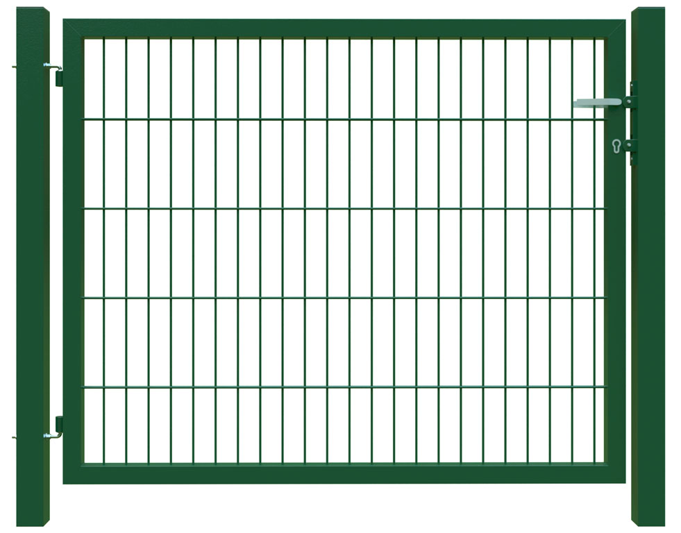 BASIC Einzeltor grün BASIC Einzeltor grün aus Stahl Farbe grün