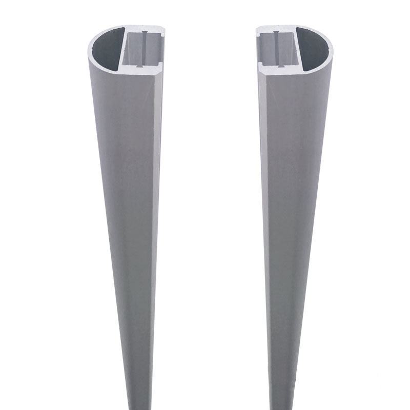 RUDE-Systemglas Universalleisten RUDE-Systemglas Universalleisten aus Aluminium Farbe Silber
