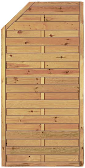 Maxi-Massiv-Stufe 90 x 180/150 cm Maxi-Massiv-Stufe 90 x 180/150 cm aus Kiefer/Fichte Farbe grün