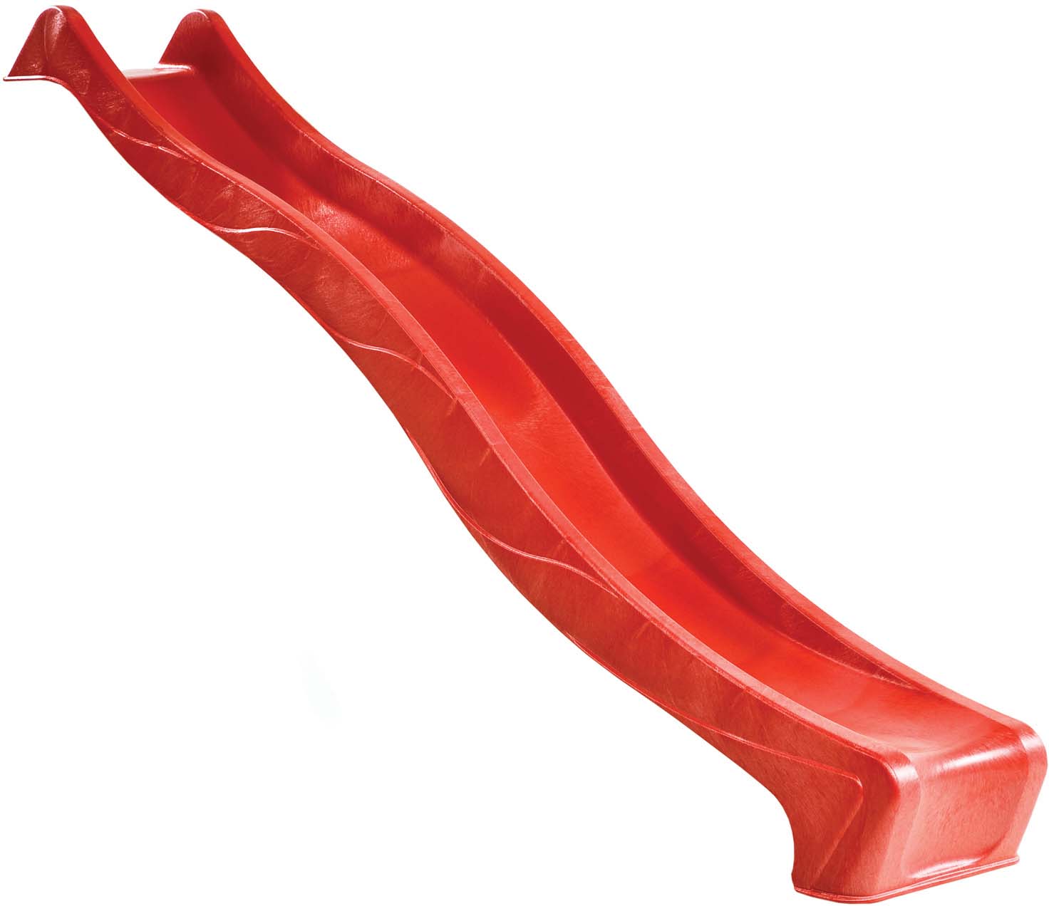 Wellenrutsche PE, rot Wellenrutsche PE, rot aus Kunststoff Farbe rot